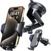 [True Military-Grade] Car Phone Holder [Upgraded Strongest Suction&Clip] Cell Phone Mount for Dashboard Windshield Vent 