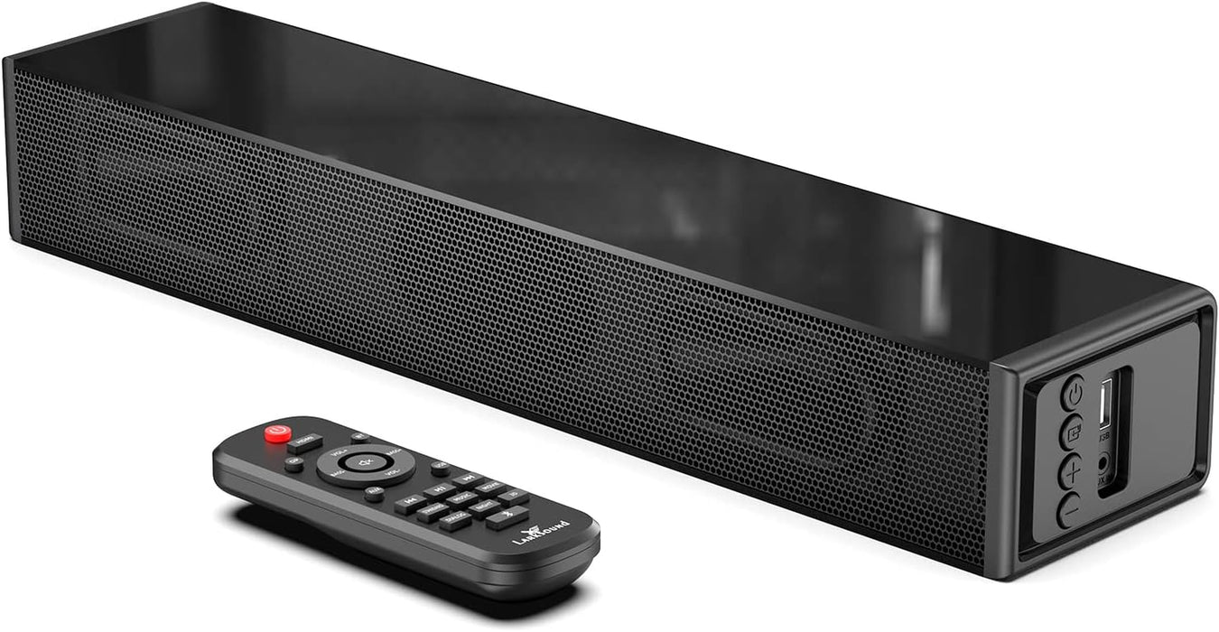 Small Sound Bar for TV, PC and Gaming, 16 Inch Mini Soundbar