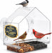 Window Bird Feeder with Strong Suction Cups, Bird Feeders for Outdoors