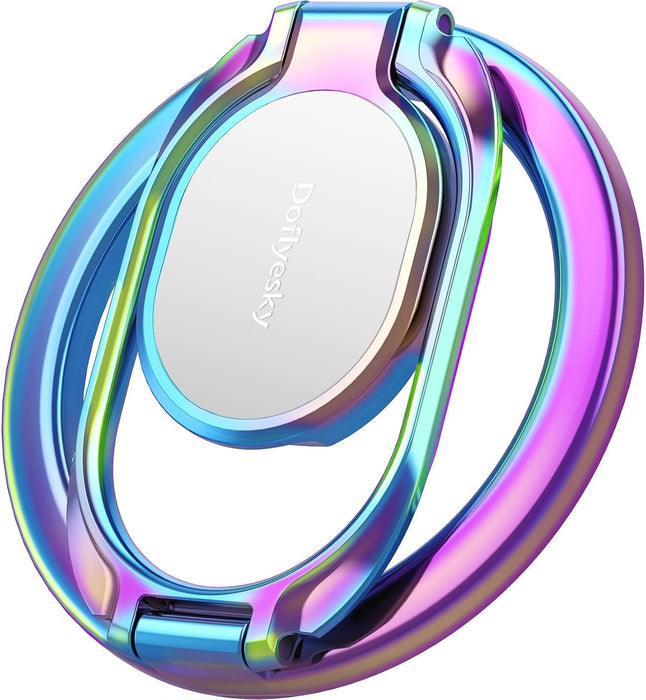 Magnetic Phone Ring Holder with Magsafe, Double Adjustable Gym Finger Ring Grip, Removable Phone Grip, for iPhone, iPad 