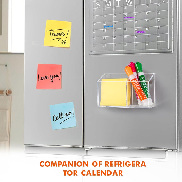 Magnetic Dry Erase Marker Holder for Whiteboard & Refrigerator