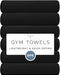 Microfiber Gym Towels, 6 Pack, 16" x 27"