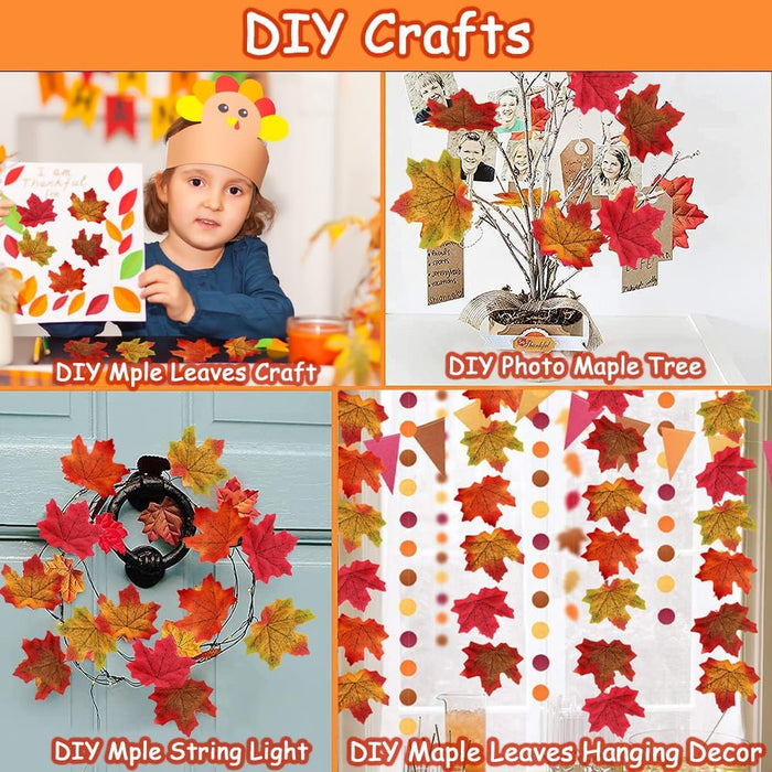 Thanksgiving Decorations Set, GIVE THANKS Banner and Garland, Hanging Swirls, Turkey Glasses and Maple Leaf for Indoor H