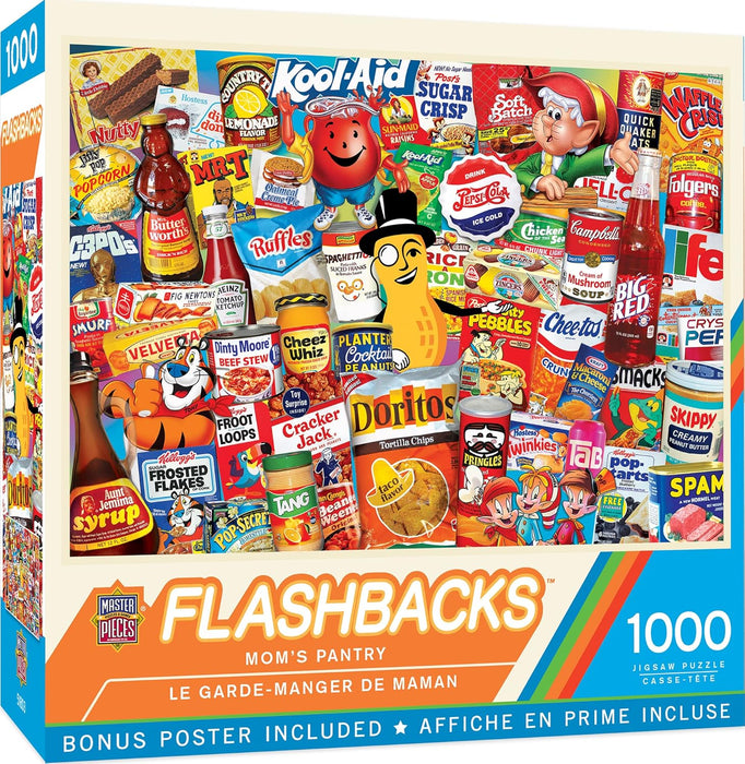 1000 Piece Jigsaw Puzzle Mom’s Pantry | Vintage Kitchen Art