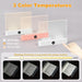 Flat Book Light, Rechargeable LED Reading Light for Reading in Bed at Night