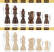 Magnetic Wooden Chess Set for Adults Kids 15'' Chess Board with Handmade Pieces, Folding Portable Travel Unique Chess Se
