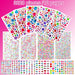 3228pcs Gems Stickers, Self Adhesive Rhinestone Jewel Gems