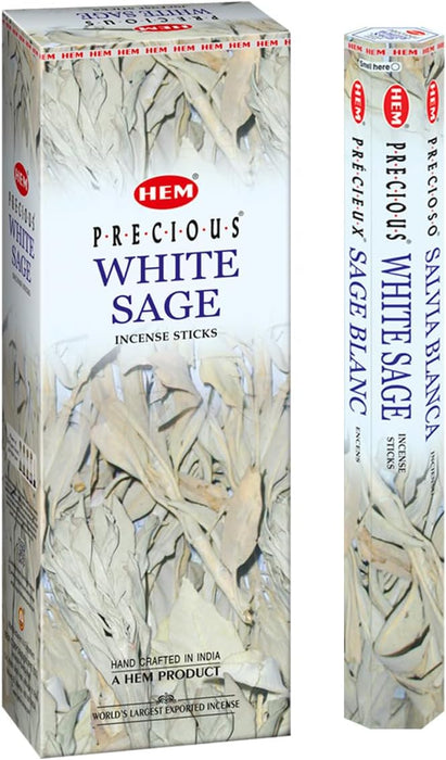 White Sage Incense Sticks - 100 Count | Natural Air Purifying Aromatherapy | Calming and Cleansing Fragrance | Perfect f