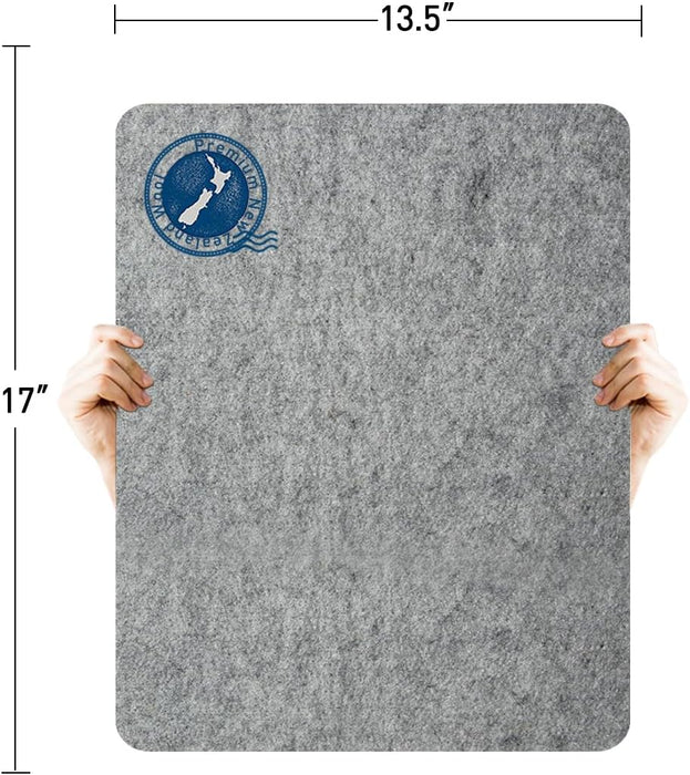 17" x 13.5" Wool Pressing Mat 100% New Zealand Felted Wool Ironing Mat Pad Blanket for Quilter, Sewing, Quilting Supplie