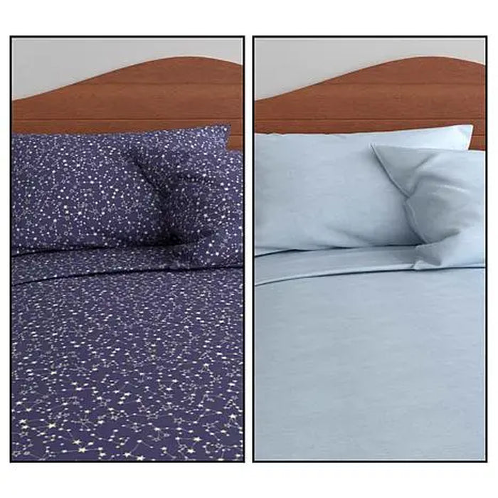 South Street Loft Set of (2) 4Pc Microfiber Sheet Set