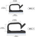 120PCS 5/8” Black Adhesive Cable Wire Wall Light Clips, Cord Holder