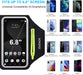 Running Armband for iPhone 18 Pro Max 17 16 15 14 13, Galaxy S26/S25/S24/S23, with Card Slot & Key Pockets, Sports Arm B