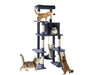 63-Inch Multi-Level Cat Tree with Hammock