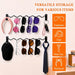 2 Pack Sunglass Holder for Wall, Metal Wall Mounted Sunglasses Organizer