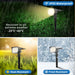 Solar Spot Lights Outdoor Waterproof Spotlights 12 Pack Warm White