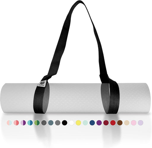 Yoga Mat Strap Adjustable Carrier for All Yoga Mats, 2 Sizes