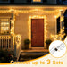 Christmas Lights 200LED 60FT Indoor, Warm White Connectable Plug in String Light Outdoor, 8 Modes Waterproof Timer LED Fairy Lights for House Outside Bedroom Patio Balcony