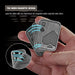 Fidget Toys Adults, EDC Metal Fidget Slider, Magnetic Poker Push