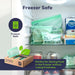 100% Compostable Food Storage Bags Set, Resealable Bags Plant-Based Freezer Bag for Food, ASTM D6400, US BPI & EU OK Compost Certified