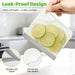10 Pack Reusable Sandwich Bags, BPA-Free Reusable Food Sorage Bags, Double Zipper Leakproof Freezer Bags Extra Thick Plastic Storage Bags for Sandwich Meal Prep Lunch Marinate Meat Snack