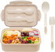 Bento Box for Adults and Kids - 1400ML Portable, Lightweight, Easy to Carry Meal Holder with Spoon & Fork, Durable, Leak