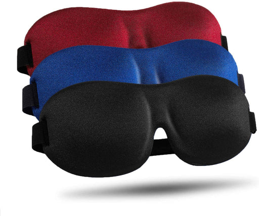 Sleep Mask for Side Sleeper 3 Pack, Blackout 3D Eye Mask