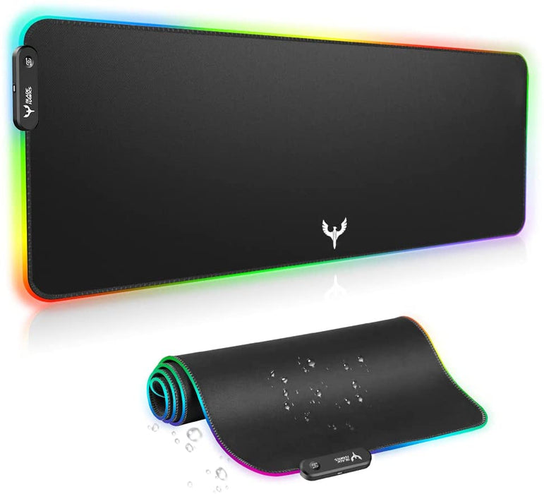 RGB Gaming Mouse Pad Extra Large Extended 31.5x12 Inch-Black