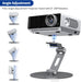 PS01 Projector Foldable Mount Stand, Angle Adjustable Projector Stand with 1/4 inch Mounting Screw
