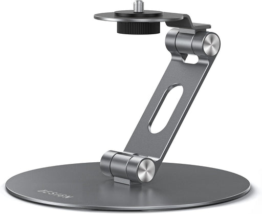 PS01 Projector Foldable Mount Stand, Angle Adjustable Projector Stand with 1/4 inch Mounting Screw