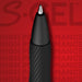 S-Gel Gel Pens, Black Barrel, Medium Point (0.7mm), Black Gel Ink, 12 Count - Home, Office, School, Journaling, Writing, Note-Taking, Teacher Supplies