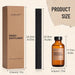 Reed Diffuser Set, Teakwood & Mahogany Scent Diffuser 2 Pack 8Fl Oz