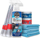 , 9-Piece Interior Car Cleaning Kit, Cleaner, Gel, Brushes