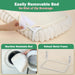 SnugCloud Foldable Cat Window Perch (Cream White, M)