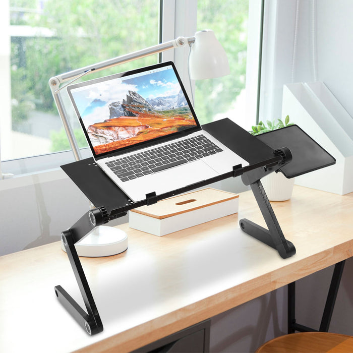 Foldable Laptop Bed Tray with Mouse Pad
