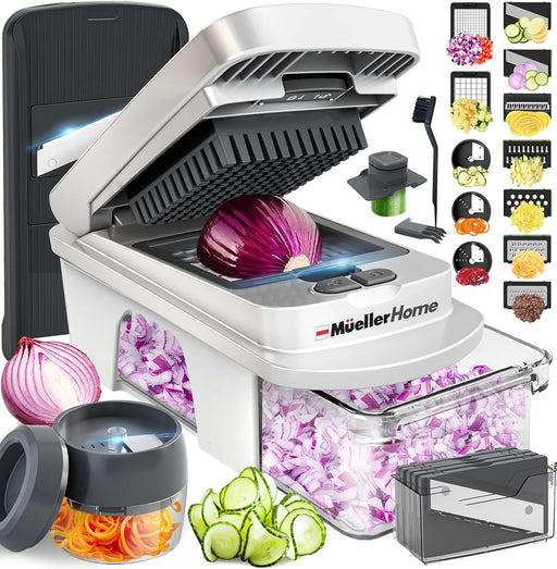Pro-Series All-in-One, 12 Blade Mandoline Slicer for Kitchen