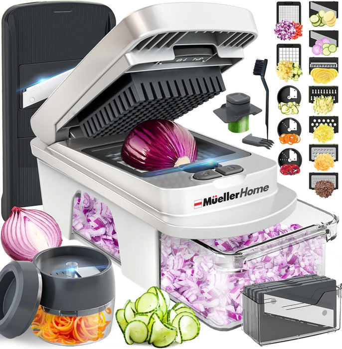 Pro-Series All-in-One, 12 Blade Mandoline Slicer for Kitchen