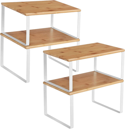 Cabinet Organizer Shelf, Set of 4 Spice Rack, Kitchen Storage