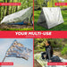 Emergency Blanket Mylar Thermal Space Survival Gear & Supplies 4-Pack Foil