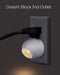 Plug-in LED Night Light Dusk to Dawn Sensor Warm White 4 Pack