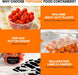50 PCS Food Storage Containers with Lids BPA-Free (25 Containers & 25 Lids)