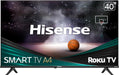 40-Inch Class A4 Series FHD 1080p Smart Roku TV with Alexa Compatibility (40A4NR) - Dolby Audio, Slim Bezel Design, Google Assistant