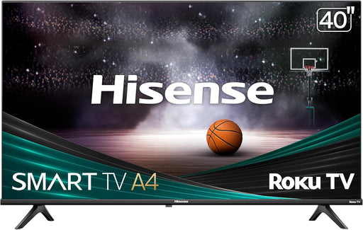 40-Inch Class A4 Series FHD 1080p Smart Roku TV with Alexa Compatibility (40A4NR) - Dolby Audio, Slim Bezel Design, Google Assistant