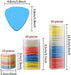 Triangle Tailors Chalk 10Pcs,Sewing Fabric Chalk