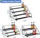 Spice Rack Organizer for Cabinet, 4 Tiered Spice Rack Organizer, Tiered Adjustable Spice Shelf for Kitchen Countertop Or