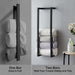 Towel Rack for Rolled Towels, Towel Rack for Bathroom,Wall Mounted Metal Bathroom Organizer, Bath Towel Holder Wall for 