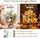 Fall Thanksgiving Table Decorations, Centerpieces for Tables, 2 Pack
