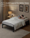 Twin Metal Bed Frame, 14 Inches Tall, 550 lb Weight Capacity