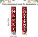 Christmas Decorations Merry Christmas Banner Xmas Porch Door Sign 72"X12"