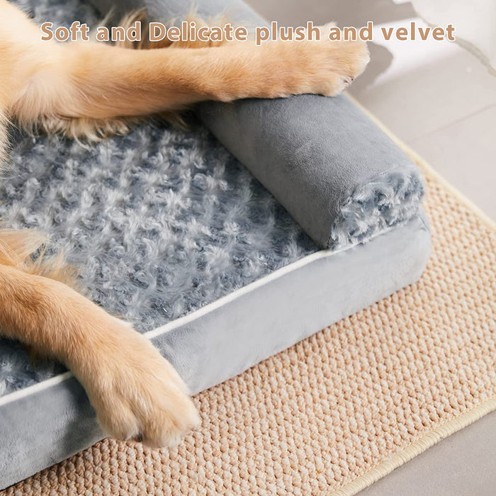 Orthopedic Washable Large Dog Bed for Senior Dog Comfy Sleep