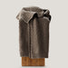 HOME Chunky Chenille Knit Throw Blanket, 50 x 60, Mocha Brown